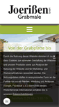 Mobile Screenshot of joerissen-grabmale.de